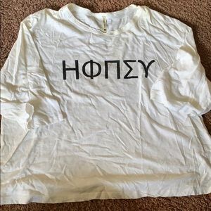 Emma & Sam size L “HON€Y” boxy tee